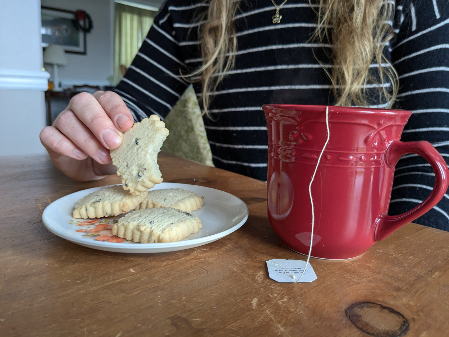 Lavender Shortbread Cookies