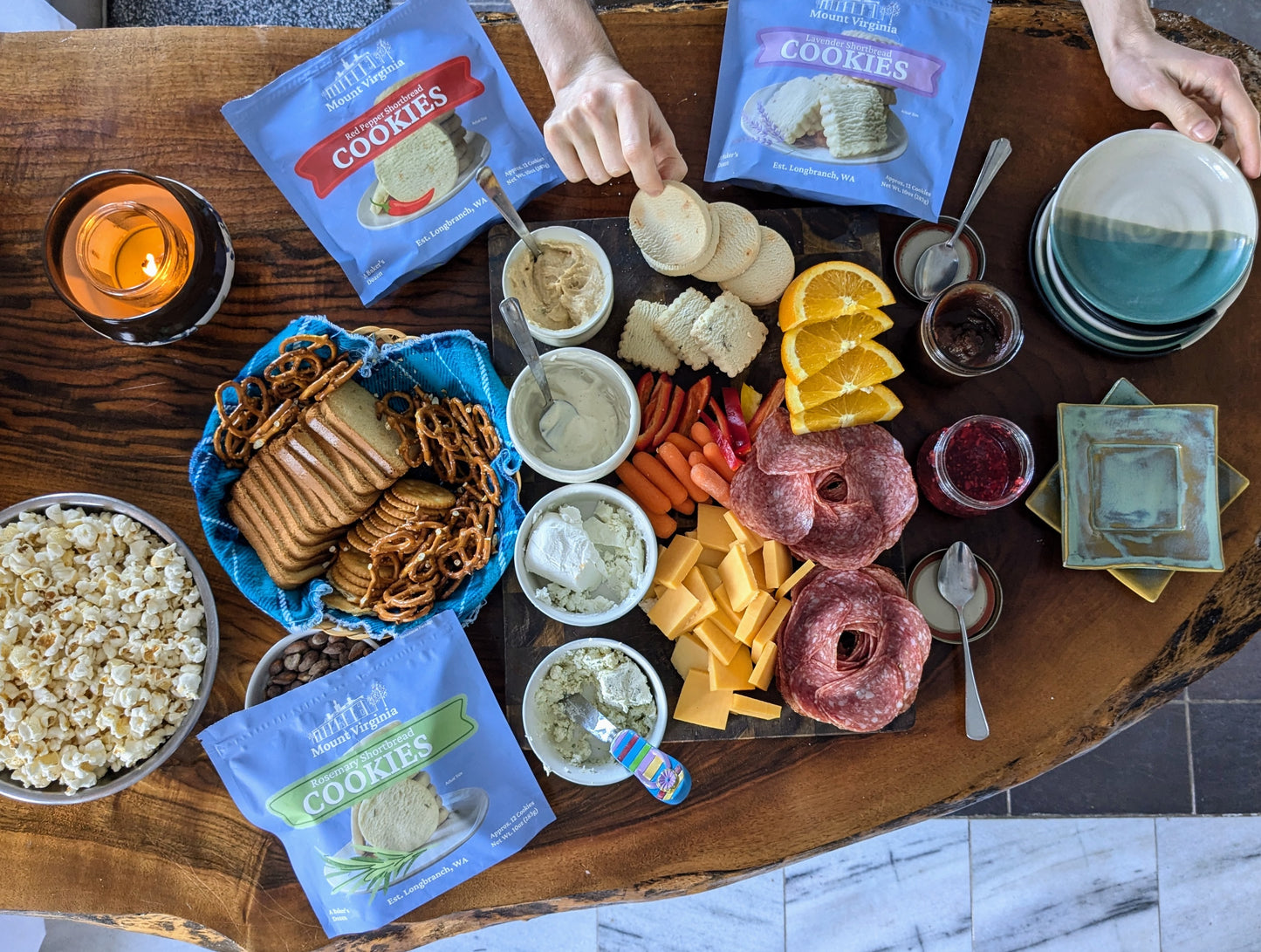 Red Pepper Shortbread Cookies