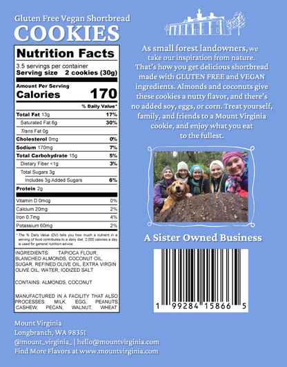 Bite-Sized Gluten Free & Vegan Shortbread