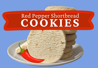 Red Pepper Shortbread Cookies